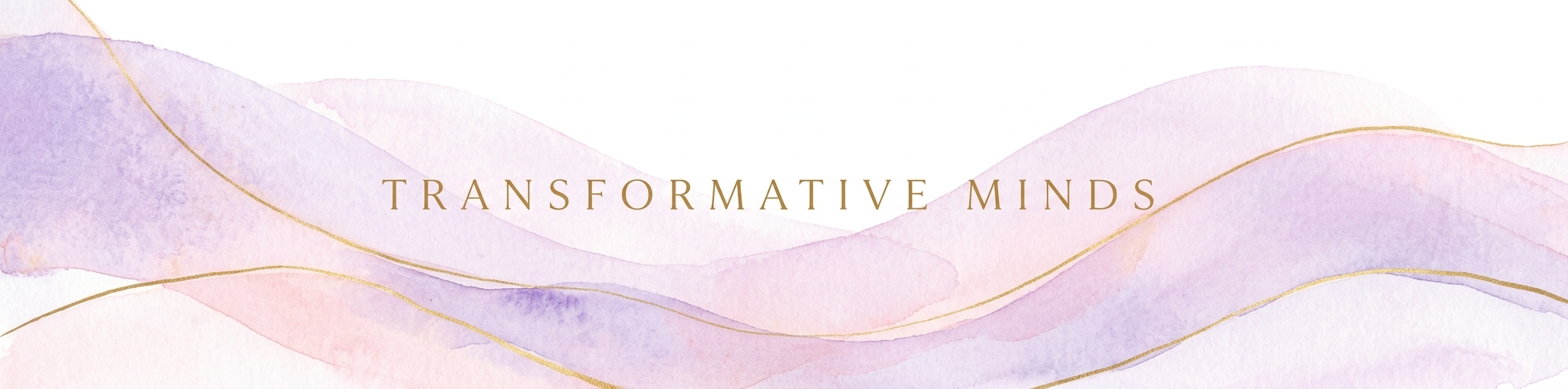 Transformative Minds watercolour banner